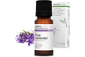 Lavanda Verdadera BIO (Lavandula officinalis) - 10 mL - Aceite Esencial Quimiotipado y Certificado AB - Relajación & Descanso - Aroma Labs