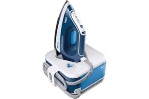 Braun CareStyle Compact Pro IS 2565 BL Ångstrykjärn med FreeGlide 3D-stryksula, vertikal ånga, 2400 W, pumptryck 6,5 bar, ång