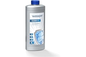 Wessper Odkamieniacz 1000 ml do ekspresu do kawy, czajnika i żelazka, do usuwania i czyszczenia skalera limonkowego, kompatybilny z maszynami Tassimo Bosch Senseo Nespresso, Dolce Gusto Philips, 1000
