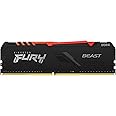 Kingston FURY Beast RGB 8GB 2666MT/s DDR4 CL16 Desktop Memory Single Stick KF426C16BBA/8