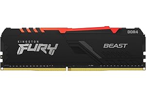 Kingston FURY Beast RGB 16GB 3200MT/s DDR4 CL16 Memoria para Ordenadores de sobremesa Módulo único KF432C16BB1A/16