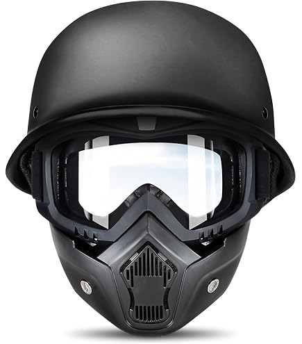 ※錆エイジング加工※EASYRIDERS Half Cap Helmet CMX German Easy Rider Half Shell Helmet Brain Cap Black : Amazon