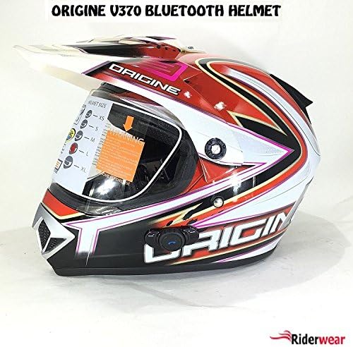 Origine V370 Bluetooth Gladiatore Motorbike Crash Quad ATV Enduro Adult Motorcycle Helmet Conquistador (XS)