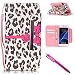 Produktbild Klapphülle für Galaxy S7 von Firefish, mit Kartenfächern, Standfunktion, Flip Case, aus Kunstleder, krazfest For Samsung Galaxy S7 leopard