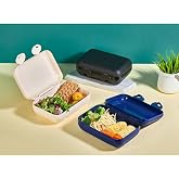 Jouis Beslenme Kutusu Saklama Kabı B&uuml;y&uuml;k Hacim BPA'sız PP Plastik Sefer Tası ve Beslenme &Ccedil;antası - Lunch Box, Dahil Okul Besl