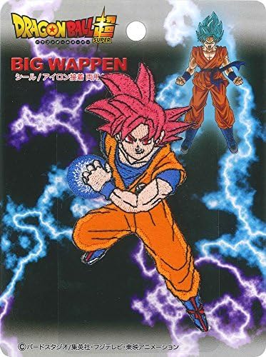Dragon Ball Super Big Seal Patch SSG Goku Seal · Iron Bonding Dual Use 016