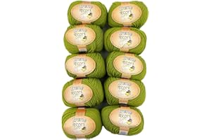 TRICOT CAFE' Tricot Cafè - Irene - gomitolo Filato Misto Lana Merinos irrestringibile Morbido Adatto a Tutte Le età per Ferri/Uncinetto: 3.00/4.00 Made in Italy Acido 21