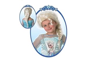 Rubie's 52865 - Parrucca Elsa Frozen, Bambina, Multicolore, Taglia Unica