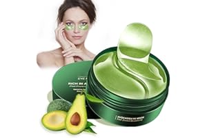 WXSHUOYU 60 PCS Parches Ojos Bolsas Y Ojeras,Eye Patches Aloe Vera,Mascarilla De Colágeno Para Ojos Los Contra Las Ojeras La Hinchazón Líneas Finas Y Arrugas,Hidratante De Larga Duración (verde25050908)