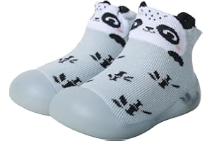 Tolaler Baby Shoes Socks, Lightweight Anti-Slip Baby Sock Shoes Soft Comfortable Baby Shoe Socks Outdoor/Home/Garden