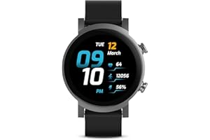 Ticwatch E3 Smartwatch Smartwatch da Uomo Wear os Qualcomm Snapdragon Wear 4100 Platform e Sistema a Doppio Processore Mobvoi gps Cardiofrequenzimetro