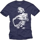 Marilyn Tattoo Pin Up Men's T-Shirt
