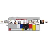 Pikas Joyplus Mini Anahtarlık Dijital Fotoğraf Makinesi Retro Filtreli Mini Video Kamera LK-030 (Gri)