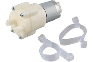 HALJIA DC 12 V 365 Bomba dispensadora de motor de bombeo, bomba de agua magnética de gran caudal, bomba de agua micro autoabsorbente, set de té y tetera, dispensador de agua, micro bomba