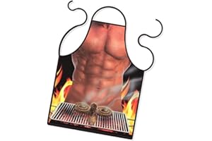 Swkangrd Cucina Grembiule Sexy Divertente, da Barbecue per Uomo e Donna Regalo per Partito Cosplay Grigliare (A)