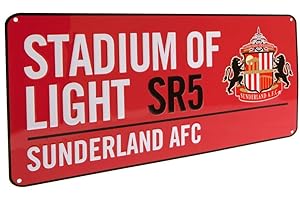 SUNDERLAND A.F.C. Sunderland AFC Official Street Sign (One Size) (Red)