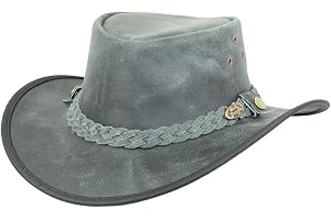 Black Jungle Läderhatt Bulat, westernhatt, australienhatt, cowboyhatt