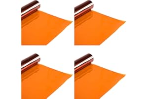 Selens 4PCS 40x50cm Illuminazione Gel Filtro Arancione CTO Flash Correzione del Colore Trasparente Sovrapposizioni di Luce Film per 800W Testa Rossa Luce Strobe Spotlight Speedlite Fotografia Puntelli
