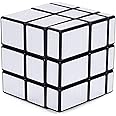Storio Cubes High Speed Sticker Less Magic Puzzle Cube Game Toy (Mirror_Silver) for Kid