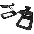 Kanto SE6 Elevated Desktop Speaker Stands for Large Speakers | Black | Pair