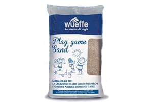 WUEFFE Sabbia Gioco Bambini certificata - Sacchi da kg. 25 - sabbiera Bimbi (1 Sacco da kg.25)