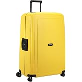 Samsonite S'Cure Spinner XL Suitcase, Yellow Renewed, XL (81cm-138L), Classic | Amarillo Renovado, maleta r&iacute;gida, 81H x 55W x