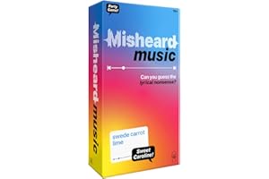 Lucky Egg Misheard Music Game – Guess the Song or Artist w/ 500 Lyrical Nonsense Cards – Hilarious Family Games for Kids and Adults – Play in Teams – Fun Music Games for Karaoke & Party Entertainment