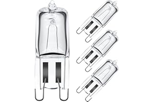 GMY Lampadina G9 40W 230V 300 Gradi per Forno Bosch/Smeg/Whirlpool/Electrolux - Alogena 4 Pezzi
