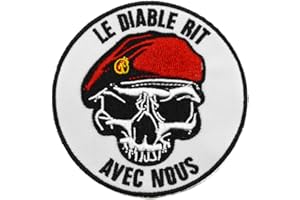 topt mili ecusson Tete de Mort Drapeau Punisher France Skull Crane Moto Biker 8cm patche Insigne