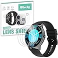 Wisely |3pcs| Screen Guard Protector For Noise Twist Go Smartwatch |1.39"| Bubble Free, Easy installation kit, Clear HD, Full Cover