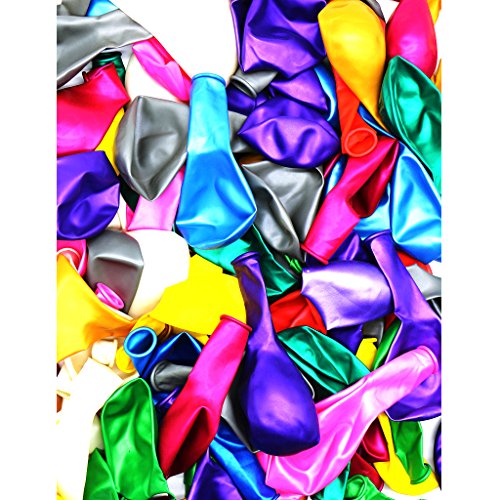 Kebinfen® 50 Stück Luftballons Metallic Bunte 12" Ø ca. 30 cm