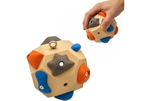 GYTFOG Handcrafted Boulder Blocks for Climbers 3D Rock Climbing Ball Build Strength and Precision Finger Training Tool Climbing Gifts for Rock Climbers,Portable Climbing Holds for Grip Training