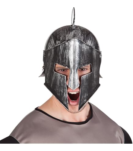 Elmo Spartano Bambino PRESTIGE & DELUXE, Modello Elmo Eroe. Casco Giocattolo Per Travestimenti, In Plastica, Dettagli Curati. Ideale Per Carnevale E Giochi Di Ruolo. - 2