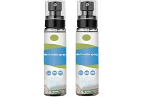RAKIUTY 2 Stück Antistatik Spray Kleidung, Anti Static Spray, für Kleidung, Textilien, Möbel und Auto, Reduziert Statische Aufladung
