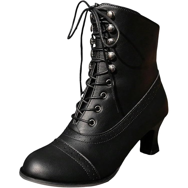 Bottes De Ski Vintage USA En Cuir Noir - Taille 8.5 E, Fabriquées à La Main, Style Rétro Robuste