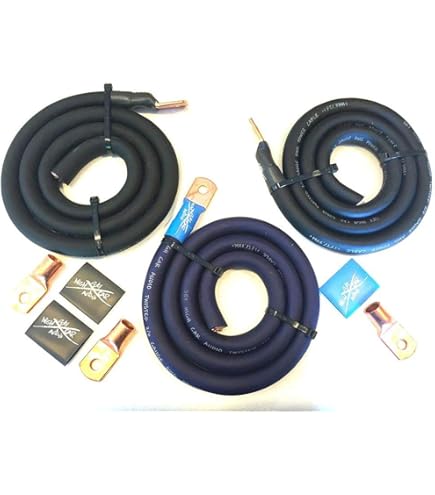 Cavi Sky High Car Audio Verdi E Neri Kit Cablaggio Amplificatore - Foto 3