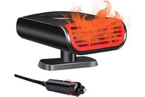 Showvigor Autoheizung 12V Zigarettenanzünder, 150W Anti-Beschlag Auto-Heizung Windschutzscheibe Defroster, Auto Windschutzscheibe Defroster, Fast Heating Zigarettenanzünder Heizung Auto Winter