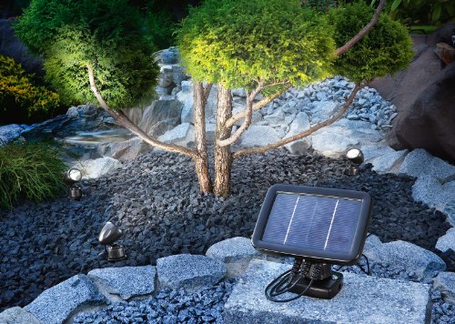 Esotec – Solarspot Trio mit drei Spots schwarz - 4