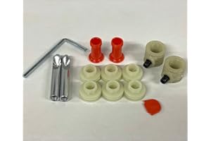 EKERSHOP Universal Verdeckte Befestigung SET 12 teilig für Wand Hänge WC & Wand Bidet Bolzen 10cm