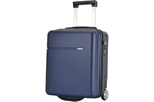 BONTOUR CabinOne EasyJet Valise Bagage à Main 45 x 36 x 20 cm 2 roulettes Trolley sous siège Bagages à Bord, Bleu