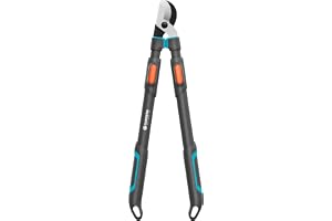 Gardena TeleCut Pro L, teleskopisk grensax för färskt trä upp till 50 mm, utdragbar upp till 900 mm, precisionsslipade blad, PowerCoating för rena snitt (12041-20)
