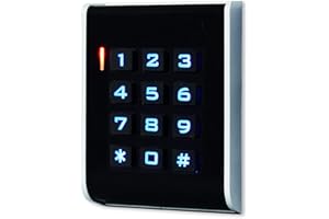 SCS Sentinel - AAA0005 -Clavier à Codes Anti-Vandale - Déclenchement gâche ou portail -Touches Rétro Éclairées -Alimentation DC 12V - Avertisseur Sonore Intégré - Mémorisation 100 Codes - CodeAccess A