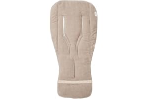 Koeka Sitzauflage Buggy - Universal - Buggy Einlage Sommer - Kinderwagen Sitzeinlage - Atmungsaktiv - Dijon - Frottee Aus Bio-baumwolle -