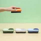 Clothes Brush, Soft Bristle Brush, 3 Pieces Colorful Hand Cleaning Brush for Clothes, Car Wash, Shoes, Carpets, Kitchen Sink,