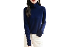 Chanyarn Femme 100% Lain Merino sans Couture Pull 2024 Automne Hiver Col Roulé Manches Longues Tricoté Pull