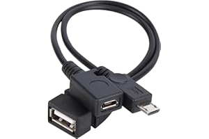 TV XSTREAM OTG Power Cable for Firestick 4K/4K Max/Lite/Cube/2nd Gen - High-Speed USB Host Adapter, 6-Inch