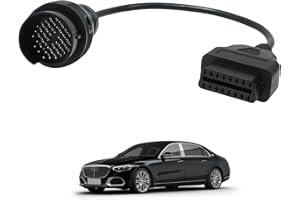 SRLWMYI OBD2 Adapter 38 Pin OBD1 auf 16 Pin OBD2 Diagnosegerät, OBD Adapter Stecker Scanner Kabel für Mercedes (30 cm)