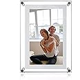 VEANXIN 5 Inch Acrylic Digital Picture Frame, 8GB Memory, 1000mAh Built-in Battery Digital Photo Frame, Auto Rotation Photo/Video, Video Frame Perfect for Home Decor,Gift, Valentine's Day