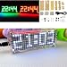 Produktbild ILS - 5V DIY Dot Matrix Digit LED Electronic Clock Kit Temperature 24 Hours Display
