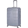 Senator Lightweight Luggage Checked Bag- Durable Hard Shell 32 Inches Suitcase for Unisex Travel A1012 | ABS Extra Large Hard sided with Spinner Wheels 4 (Checked Luggage 32-Inch, Silver)